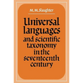 Universal Languages and Scientific Taxonomy in the Seventeenth Century
