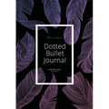 Dotted Bullet Journal: Medium A5 - 5.83X8.27 (Purple Feathers)