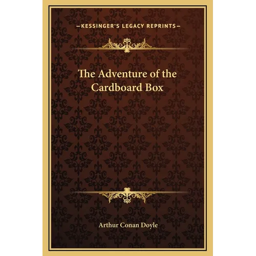 The Adventure of the Cardboard Box