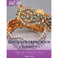 Jewelry Coloring Book for Stress Relief & Mind Relaxation, Stay Focus Treatment: New Series of Coloring Book for Adults and Grown up, 8.5" x 11" (21.5