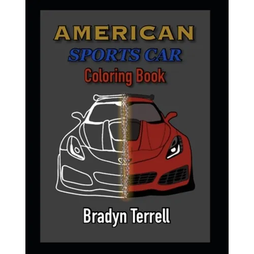 American Sports Car Coloring Book