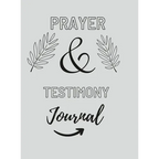 Prayer And Testimony Journal