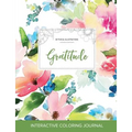 Adult Coloring Journal: Gratitude (Mythical Illustrations, Pastel Floral)