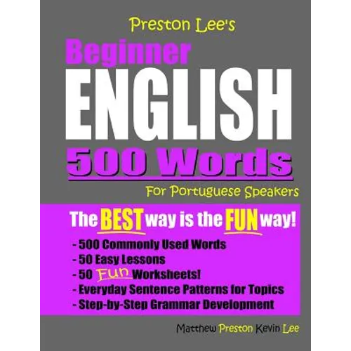 Preston Lee's Beginner English 500 Words For Portuguese Speakers