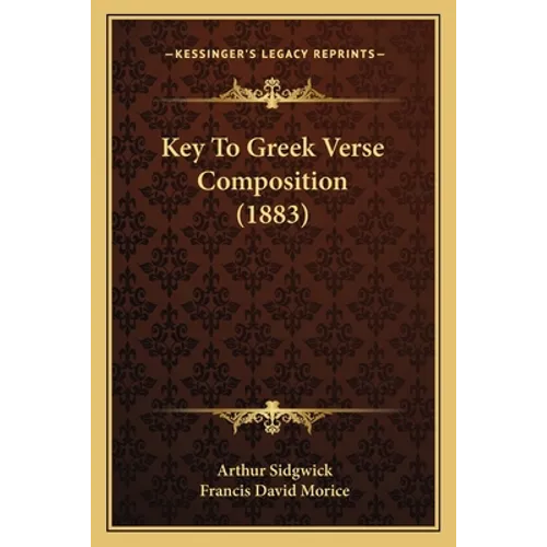 Key To Greek Verse Composition (1883)