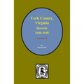 Records of York County, Virginia 1646-1648. (Vol. #2)