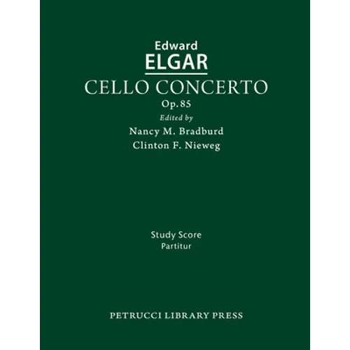 Cello Concerto, Op.85: Study score