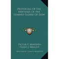 Protocols Of The Meetings Of The Learned Elders Of Zion