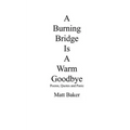 A Burning Bridge Is A Warm Goodbye: Poems, Quotes and Panic