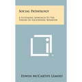 Social Pathology: A Systematic Approach To The Theory Of Sociopathic Behavior