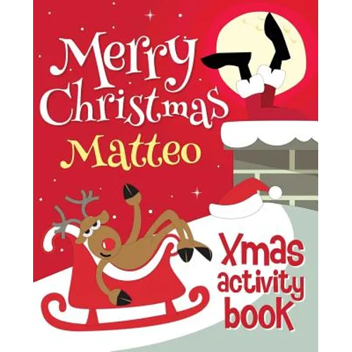 Merry Christmas Matteo - Xmas Activity Book: (Personalized Children's Activity Book)