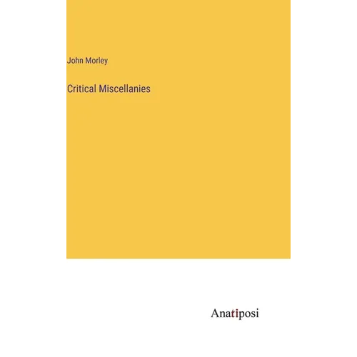Critical Miscellanies