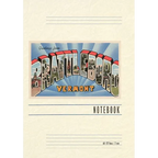 Vintage Lined Notebook Greetings from Brattleboro
