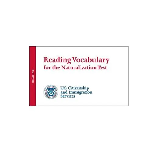 Reading Vocabulary for the Naturalization Test