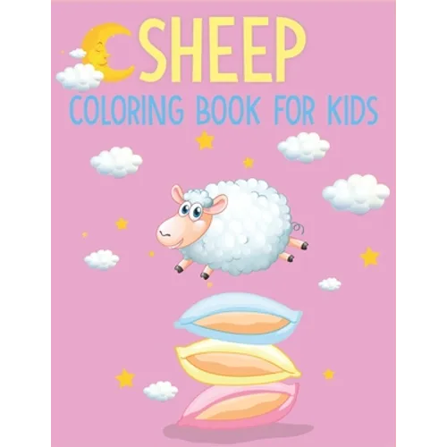 Sheep Coloring Book For Kids: cool Sheep Designs