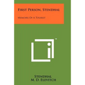 First Person, Stendhal: Memoirs Of A Tourist