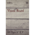 Vision Board: 100 Pages 6" X 9"