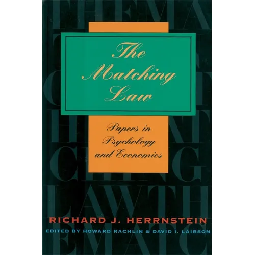The Matching Law: Papers in Psychology and Economics