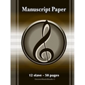 Manuscript Paper (50 Pages - 12 Stave)