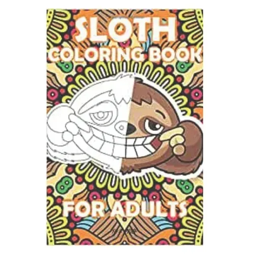 sloth coloring book for kids: 3-9 years old