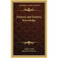 Exoteric and Esoteric Knowledge