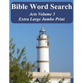 Bible Word Search Acts Volume 3: King James Version Extra Large Jumbo Print