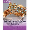 Jewelry Coloring Book for Stress Relief & Mind Relaxation, Stay Focus Treatment: New Series of Coloring Book for Adults and Grown up, 8.5" x 11" (21.5