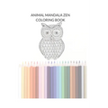 Animal Mandala Zen Adult Coloring Book