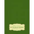 Large 8.5 x 11 Dotted Bullet Journal (Moss Green #14) Hardcover - 245 Numbered Pages