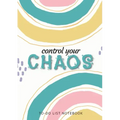 Control Your Chaos To-Do List Notebook: 120 Pages Lined Undated To-Do List Organizer with Priority Lists (Medium A5 - 5.83X8.27 - Blue Abstract)