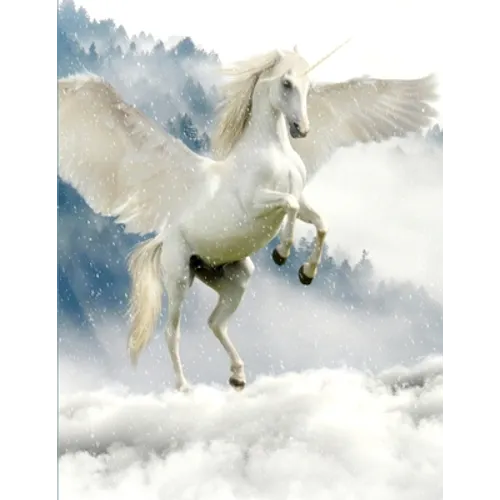 Unicorn Notebook: 100 Pages 8.5" X 11" Wide Ruled Line Paper
