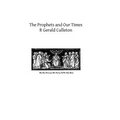 The Prophets and Our Times