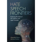 Hate Speech Frontiers - Paperback