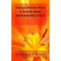 Giovan Battista Vico & Emilio Betti: Hermeneutics