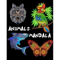 Animals Mandala: 50 mandala-style coloring animals