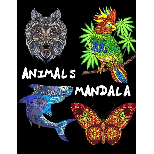Animals Mandala: 50 mandala-style coloring animals