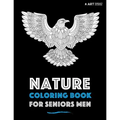 Nature Coloring Book For Seniors Men