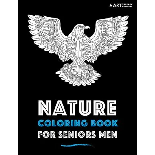 Nature Coloring Book For Seniors Men