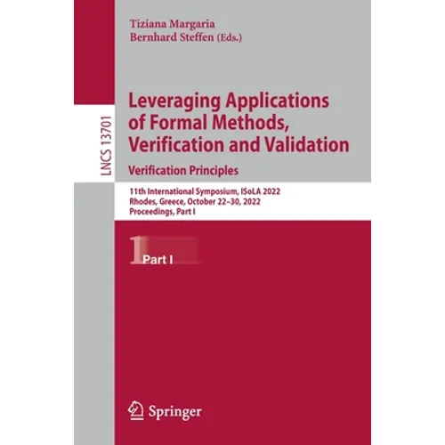 Leveraging Applications of Formal Methods, Verification and Validation. Verification Principles: 11th International Symposium, Isola 2022, Rhodes, Gre