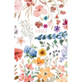 Colourful Floral Notebook: Watercolour Flower Journal Diary Sketchbook