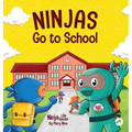 Ninjas Go to School: A Rhyming Children's Book About School