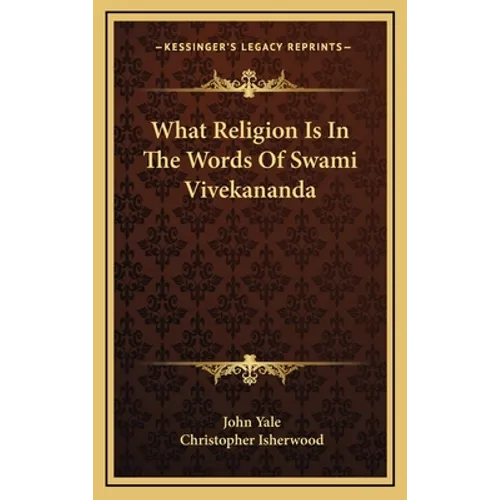 What Religion Is In The Words Of Swami Vivekananda