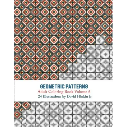Geometric Patterns - Adult Coloring Book Vol. 6