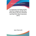 A Commentary By Writers Of The First Five Centuries On The Place Of St. Peter In The New Testament And That Of St. Peter's Successors (1871)