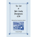 Tax List of York County, Pennsylvania, 1779