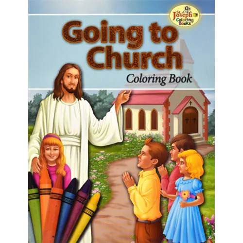 Going to Church Coloring Book