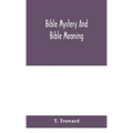 Bible mystery and Bible meaning