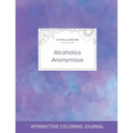 Adult Coloring Journal: Alcoholics Anonymous (Butterfly Illustrations, Purple Mist)