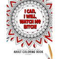 I Can, I Will Watch me Bitch! - Motivation Swear Words - Adult Coloring Book - Volume 1: Mandalas combines zendoodles, tribal patterns with curse word
