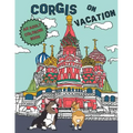 Corgis On Vacation: An Adult Coloring Book